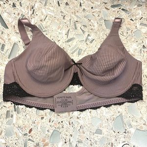 Brand new Vanity Fair size 40 C bra brown and black never worn brand new